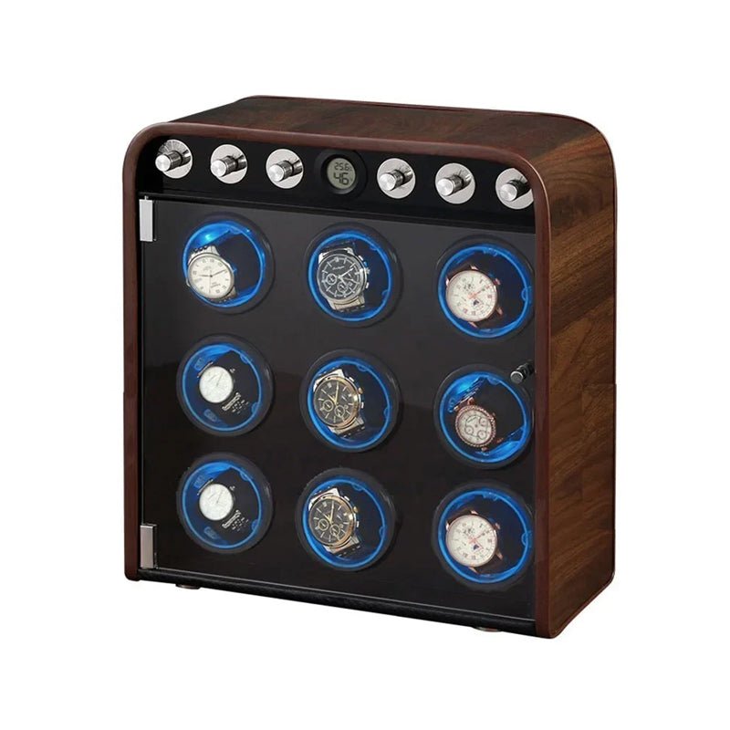 Hanos Luxury Wood Watch Winder - WatchMatic