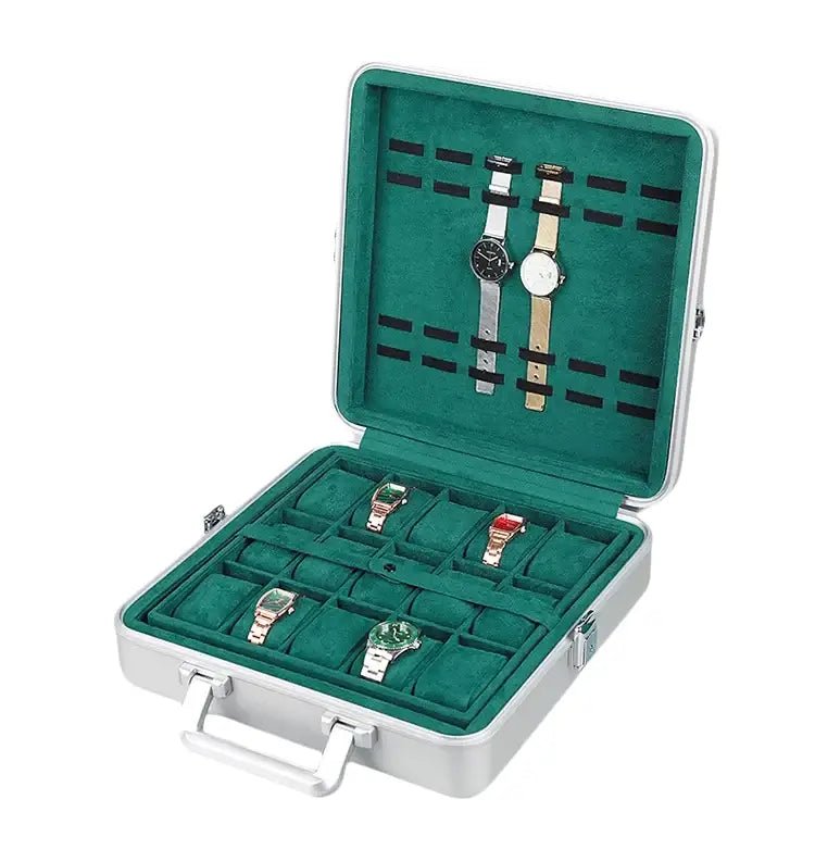 Imperial Luxury Aluminium Watch Suitcase - WatchMatic