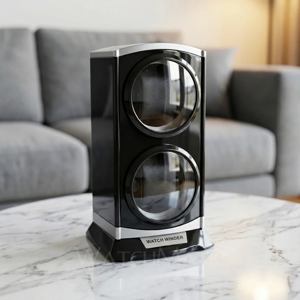 WATCHMATIC Aeris Double Watch Winders 14:193Black light - WatchMatic