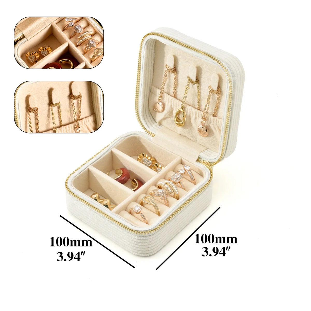 WATCHMATIC Corduroy Jewelry Box 14:1751;5:200004182 - WatchMatic