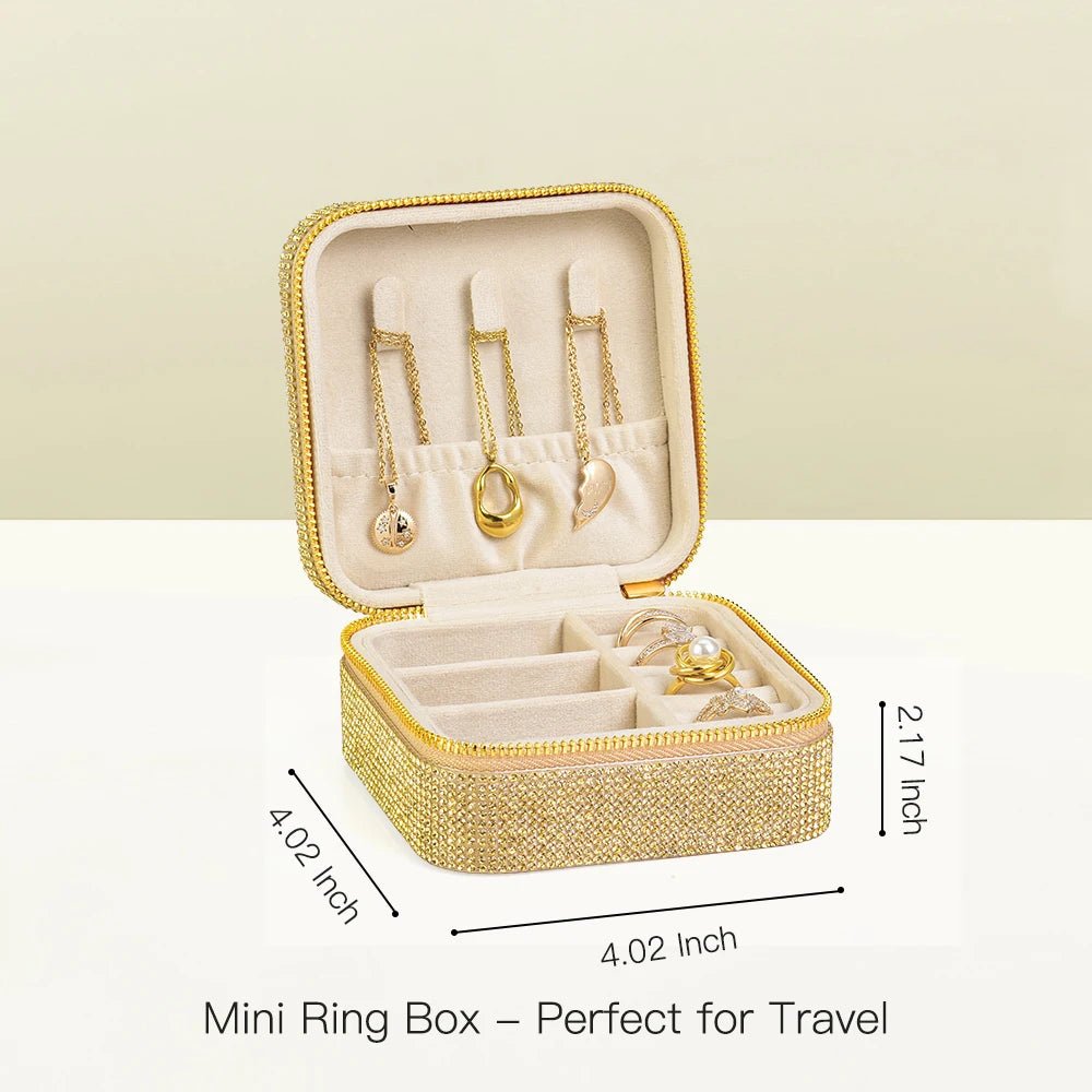 WATCHMATIC Gold Diamond Surface Jewelry Box 14:193Silver Diamond;5:200004182 - WatchMatic