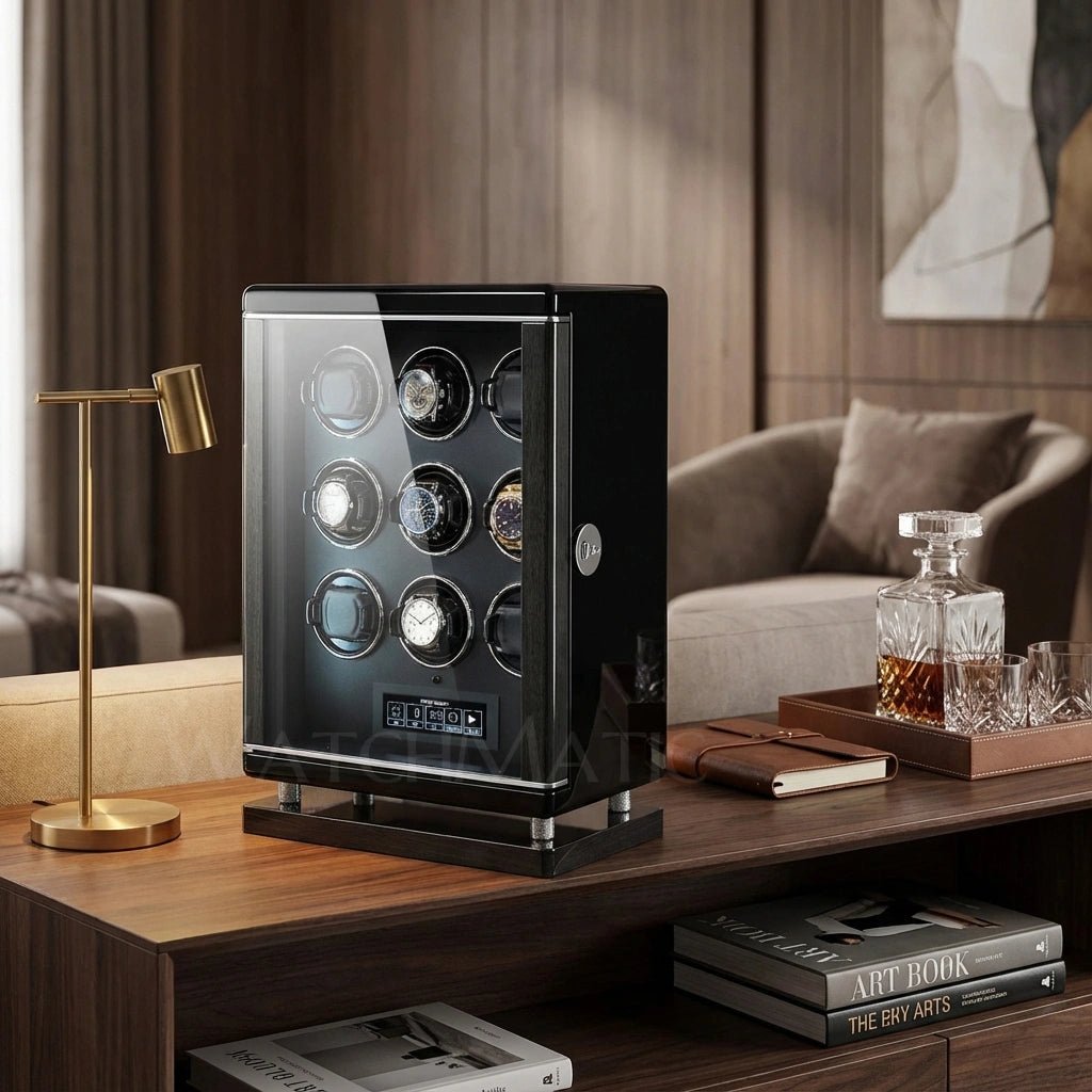 WatchMatic LuxGuard 9 - Slots Watch Winder - WatchMatic