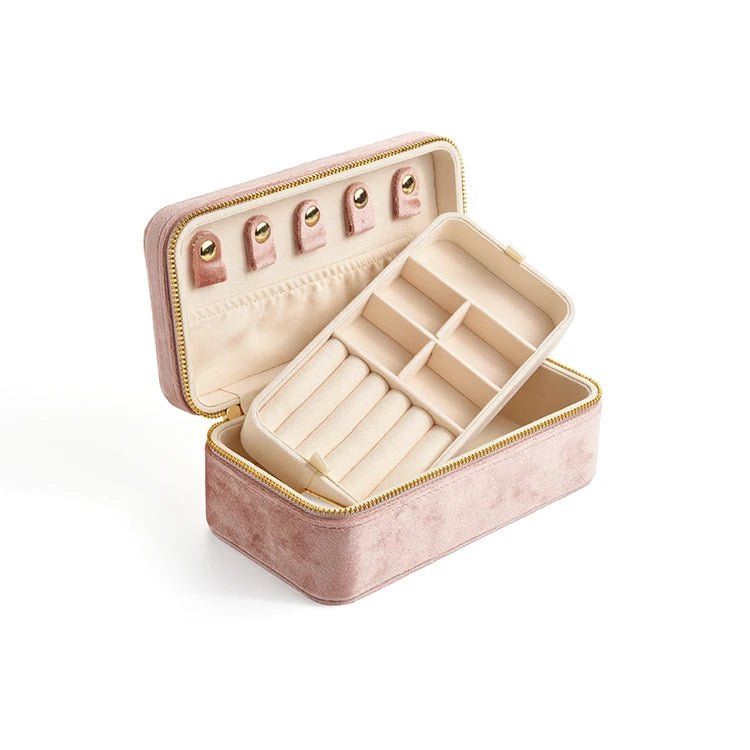 WATCHMATIC Sakura Pink Velvet Jewelry Box 14:193G86;5:200004182 - WatchMatic