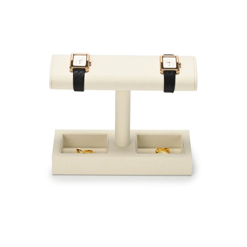 WATCHMATIC T - shaped Watch & Jewelry Stand 14:193Beige - WatchMatic