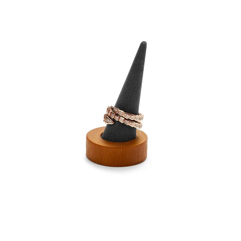 WATCHMATIC Wooden Ring Holder 14:1931 Ring Gray - WatchMatic